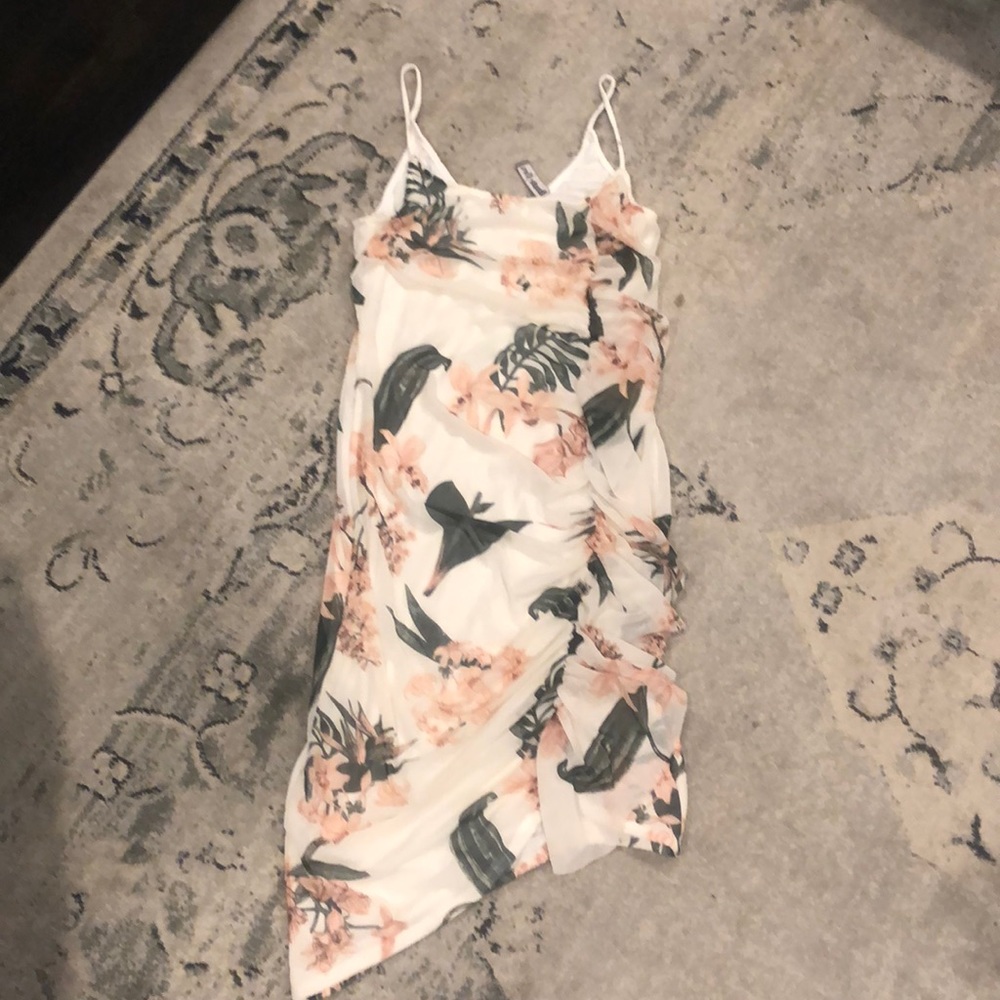 Tropical floral sundress